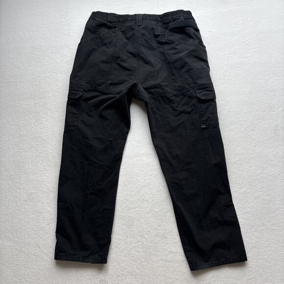 5.11 Tactical Men 40x32 Style 74251 Black Canvas Pant 7 Pocket Adjustable Waist - Picture 12 of 16